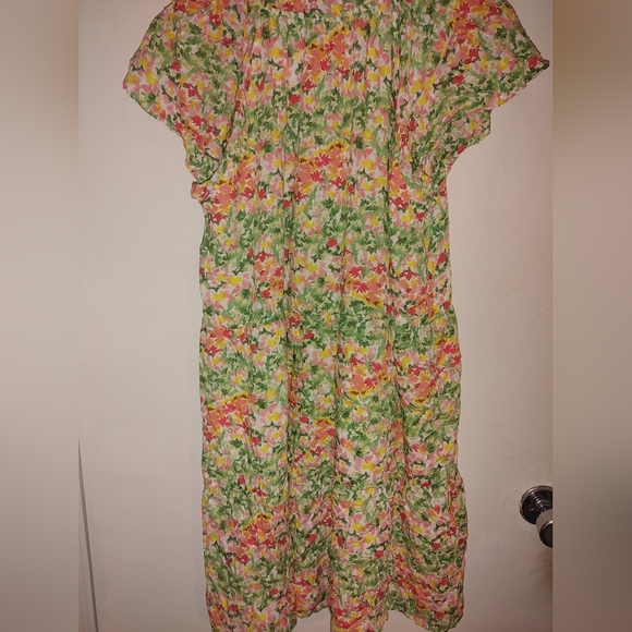 Loft Floral Dress Sz Med Petite NWT - Picture 5 of 9